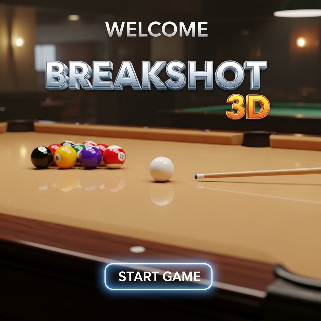 Breakshot 3D pool table preview