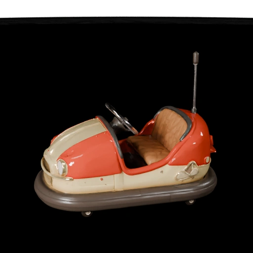 Generated PBR bumper-car model used by the hero and rivals