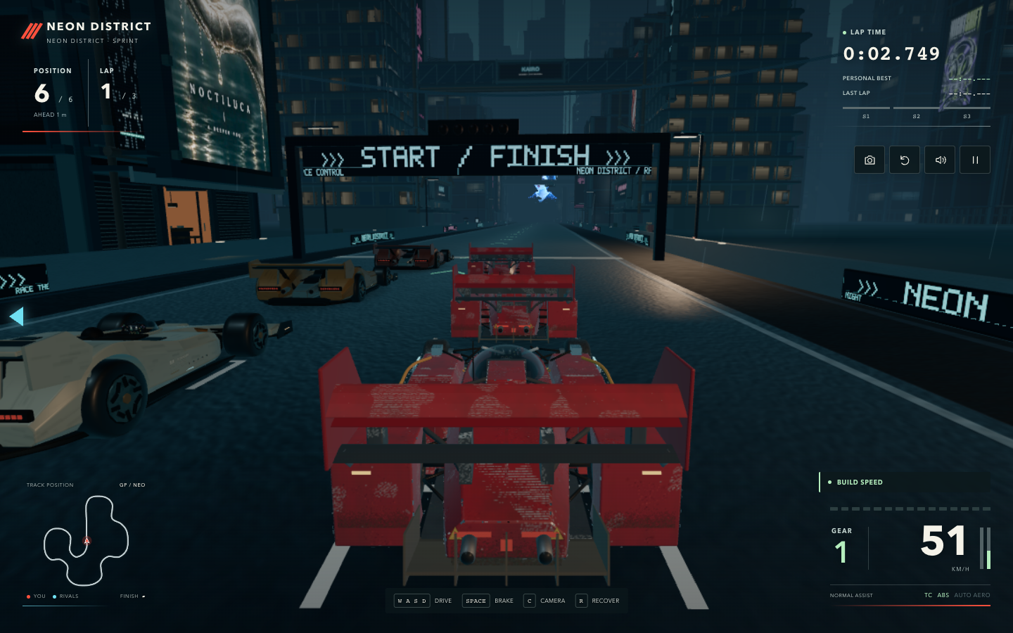 GridPunk: Racing Through Neon District